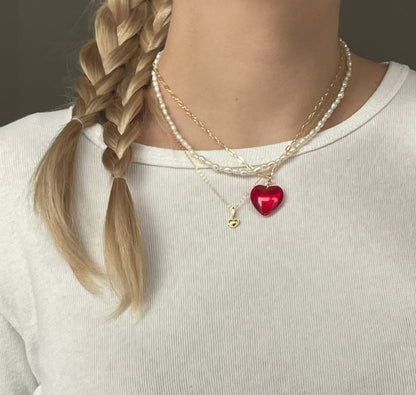 Heart On Fire Necklace