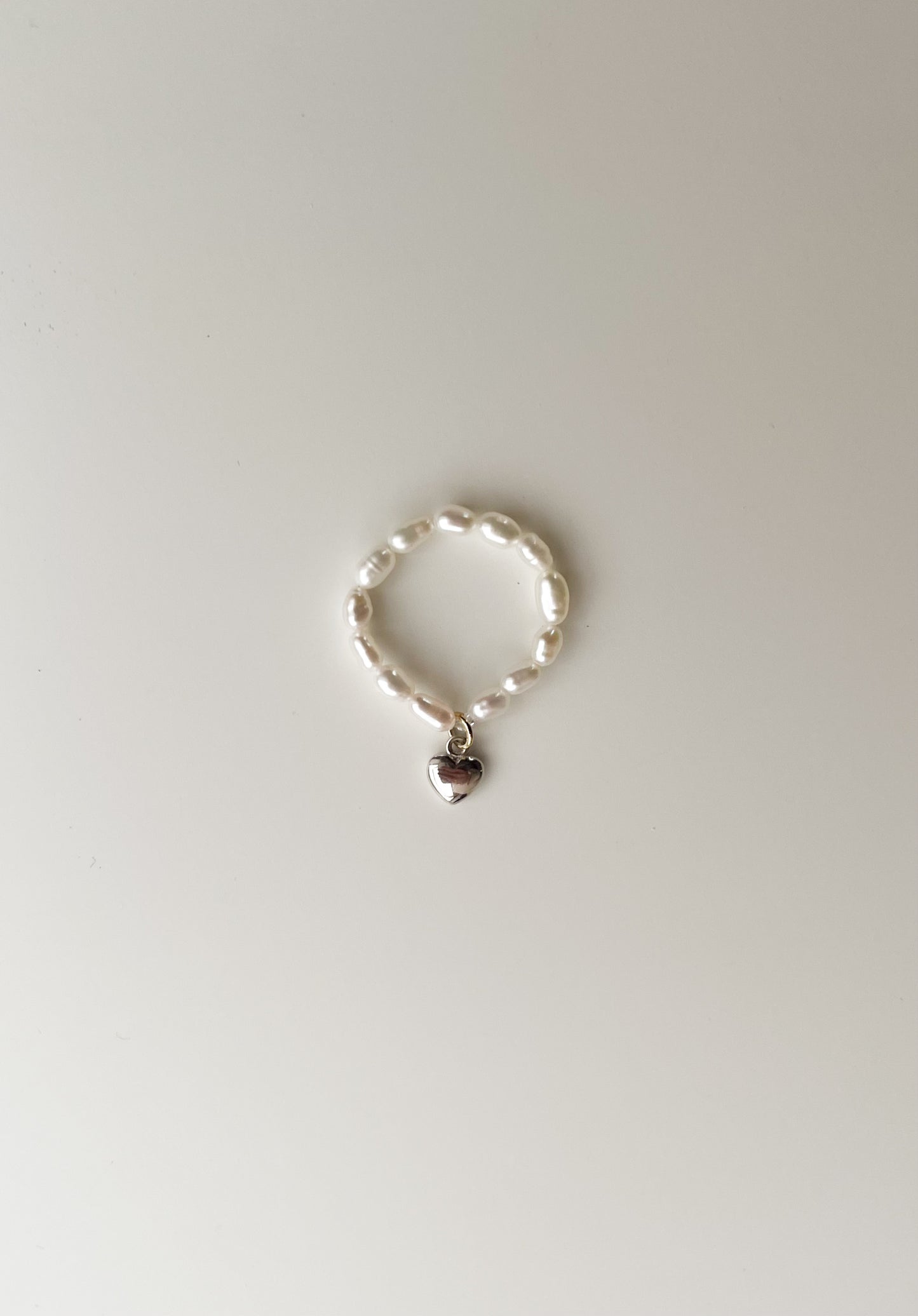 Tiny Heart Ring Silver